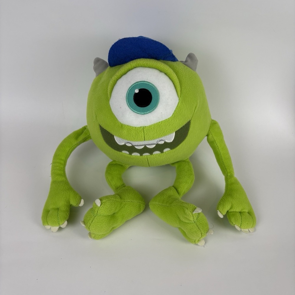 Disney Pixar Monsters University Mike Wazowski 14" Plush Stuffed Animal Toy